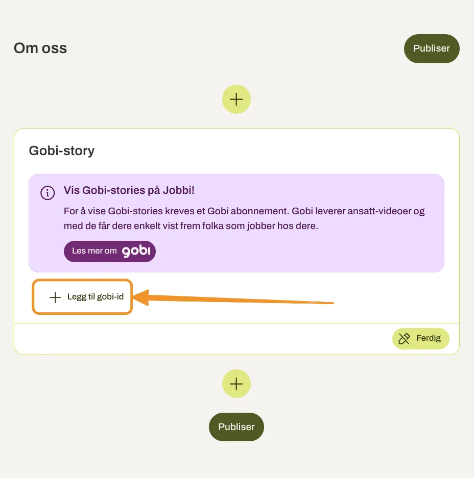 Step 5: Click "Legg til gobi-id"